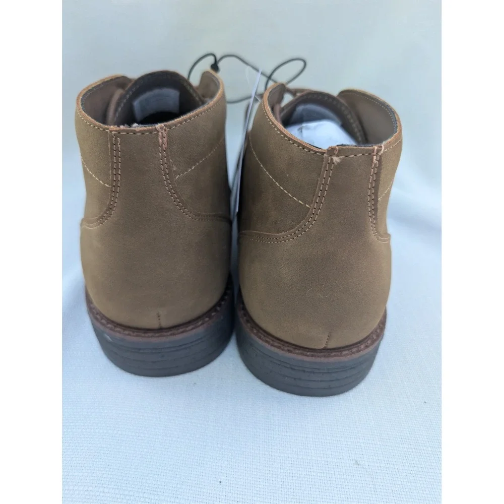 Goodfellow‎ & Co Jerad Men's Chukka Boots 11.5 Brown Faux Suede Desert Boot NWT